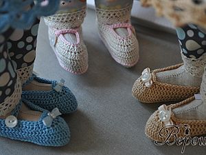 Вязаная обувь для игрушки | Ярмарка Мастеров - ручная работа, handmade