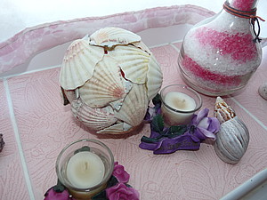 Декор в ванну из ракушек | Ярмарка Мастеров - ручная работа, handmade