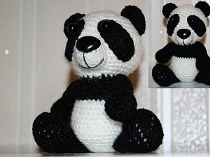 Панда | Ярмарка Мастеров - ручная работа, handmade
