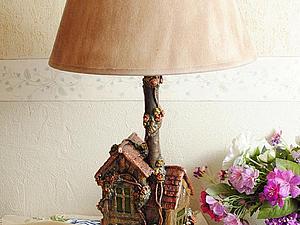 Лампа-дом из того что под рукой | Ярмарка Мастеров - ручная работа, handmade