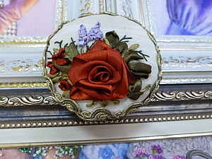 Вышивка лентами. Игольница | Ярмарка Мастеров - ручная работа, handmade Вышивка лентами. Игольница | Ярмарка Мастеров - ручная работа, handmade