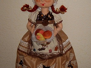 МК кукла-пакетница | Ярмарка Мастеров - ручная работа, handmade