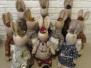 Кролики в стиле кантри | Ярмарка Мастеров - ручная работа, handmade