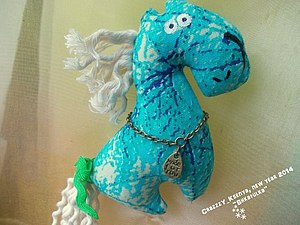 Игрушка-примитив Лошадка | Ярмарка Мастеров - ручная работа, handmade