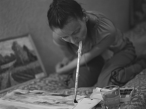 Кисточка послушная губам , уникальная художница Наталия Жижилева ! | Ярмарка Мастеров - ручная работа, handmade