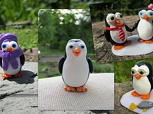 Мастер класс по созданию пингвина | Ярмарка Мастеров - ручная работа, handmade