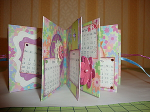 Подарочный календарь-книжка из одного листа скрапбумаги | Ярмарка Мастеров - ручная работа, handmade