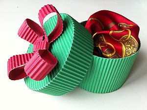 Подарочная упаковка для платочка, галстука или другого подарка за 15 минут | Ярмарка Мастеров - ручная работа, handmade