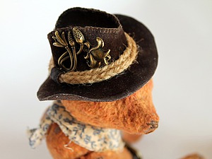 Шьем ковбойскую шляпу для мишки или куклы | Ярмарка Мастеров - ручная работа, handmade