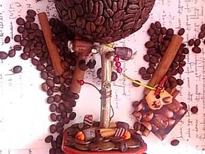 Кофейный топиарий - пошаговая инструкция | Ярмарка Мастеров - ручная работа, handmade
