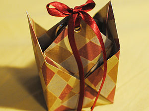 Коробочка-оригами за 10 минут | Ярмарка Мастеров - ручная работа, handmade