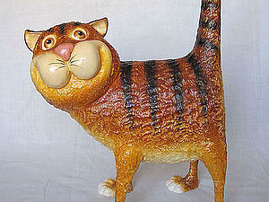 Кошки из папье-маше мастер класс Кошки из папье-маше мастер класс