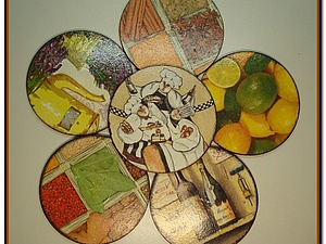 Подставки под чашки из CD- дисков | Ярмарка Мастеров - ручная работа, handmade
