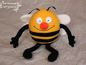 Les abeilles de printemps - jouet textile | Foire Maîtres - faits à la main, fait main