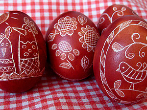 Украшение пасхальных яиц в технике драпанка. | Ярмарка Мастеров - ручная работа, handmade