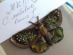 Вышиваем бисером элегантную бабочку. Часть вторая | Ярмарка Мастеров - ручная работа, handmade