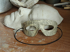 Гипсовая маска лица. Снятие гипсовой маски с лица для изготовления маски из папье-маше. | Ярмарка Мастеров - ручная работа, handmade