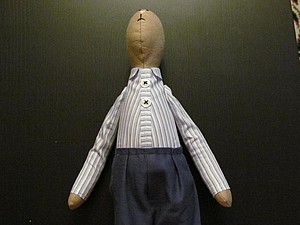 Рубашка для игрушек, на примере зайчика | Ярмарка Мастеров - ручная работа, handmade