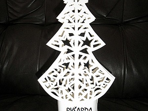 Ажурная елочка из картона | Ярмарка Мастеров - ручная работа, handmade Ажурная елочка из картона | Ярмарка Мастеров - ручная работа, handmade