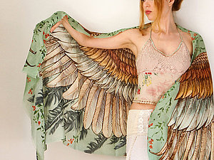 Крылатые палантины Shovava | Ярмарка Мастеров - ручная работа, handmade Крылатые палантины Shovava | Ярмарка Мастеров - ручная работа, handmade