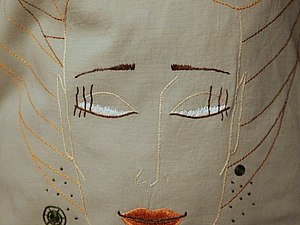 Вышивка на платье | Ярмарка Мастеров - ручная работа, handmade Вышивка на платье | Ярмарка Мастеров - ручная работа, handmade
