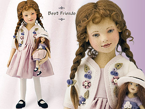 Чудесные куклы из фетра художника-кукольника Мэгги Иаконо из США. | Ярмарка Мастеров - ручная работа, handmade