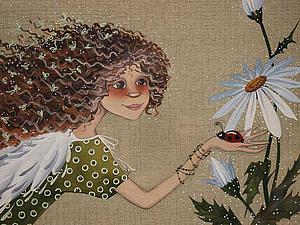 Там, где ангелы, там всегда свет. Картины Анны Черненко | Ярмарка Мастеров - ручная работа, handmade