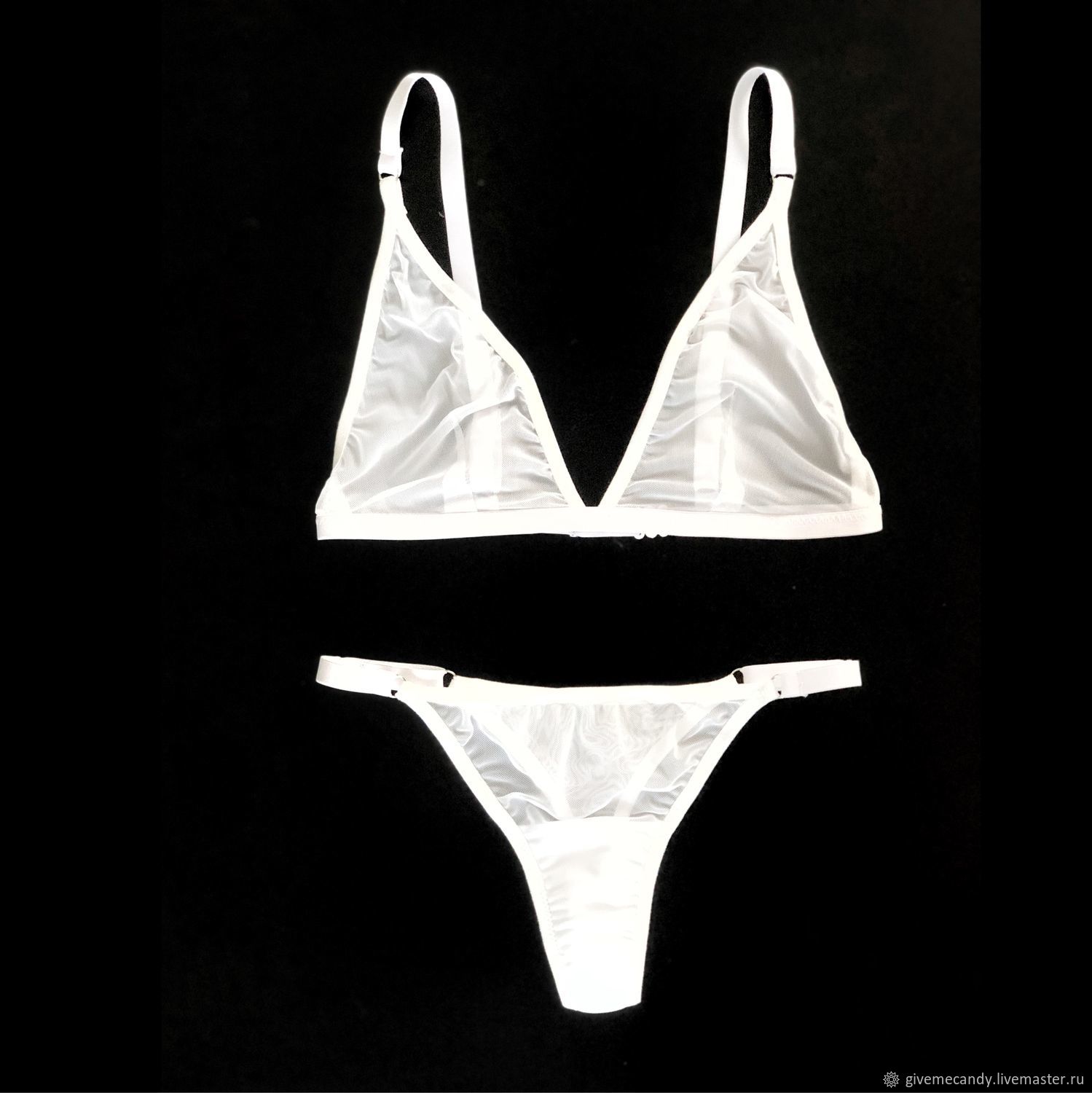 Комплект белья из сеточки 