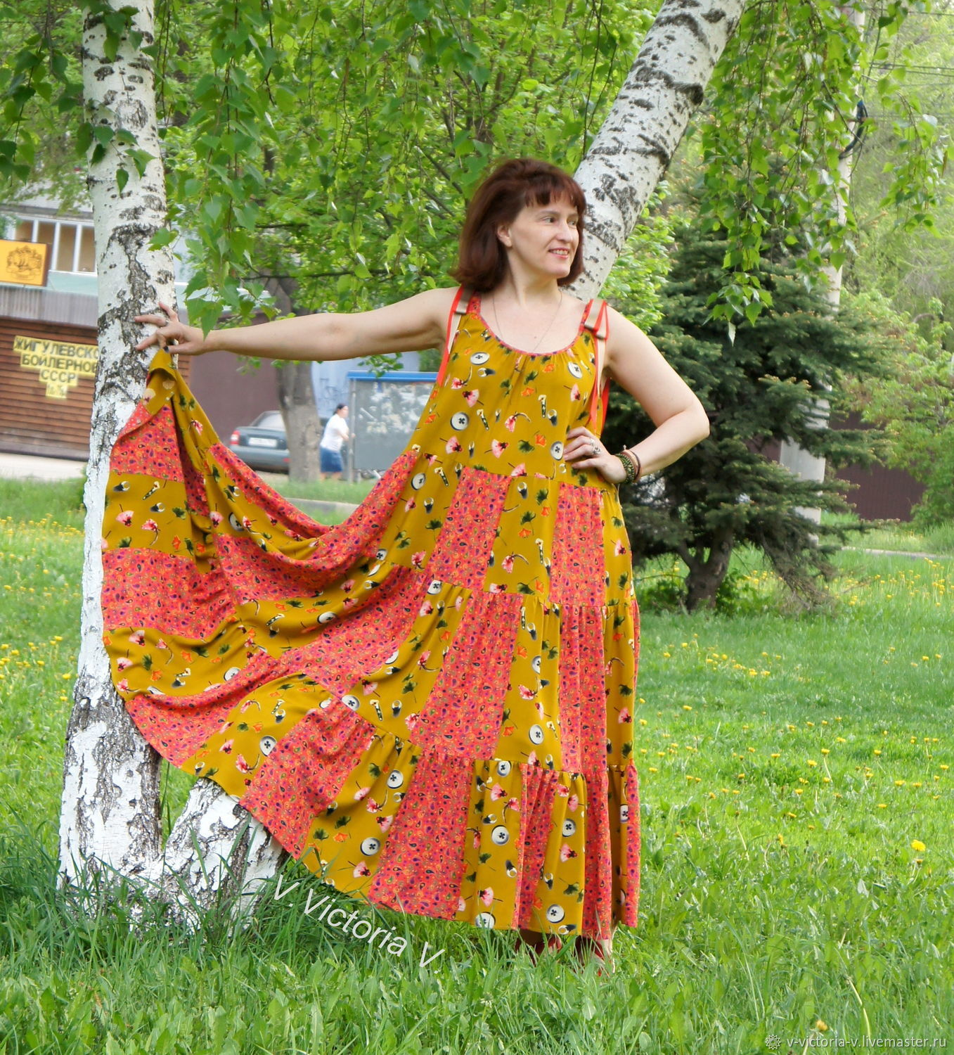Платье Сарафан В Стиле Бохо