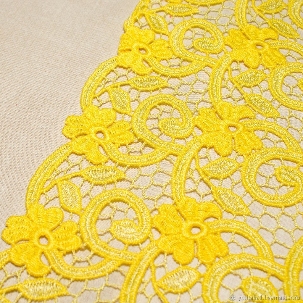 Yellow lace