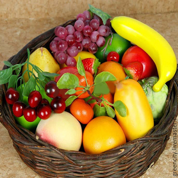 Декоративные фрукты для кухни