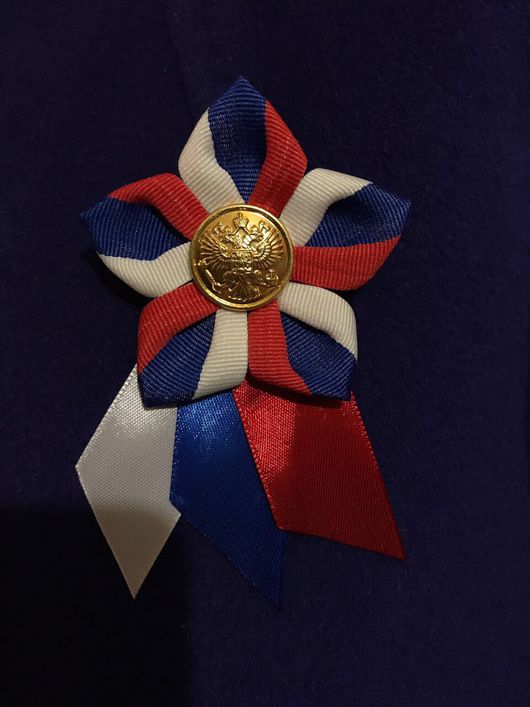 Брошь ко дню россии Брошь ко дню россии