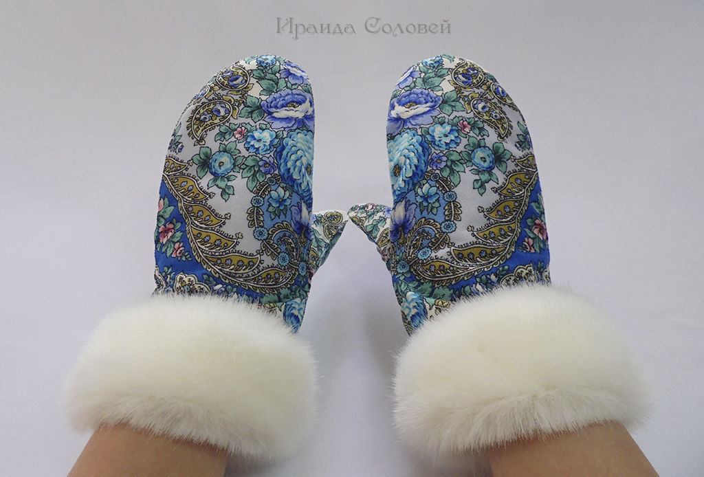 купить варежки из платка