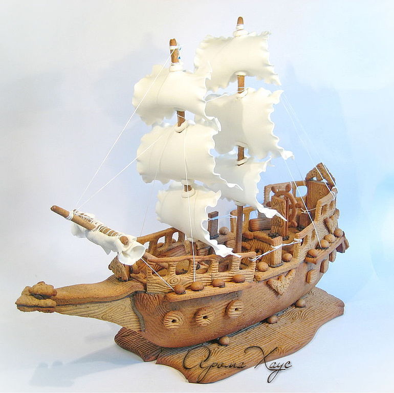 1000  images about Gingerbread Boats and Ships on Pinterest