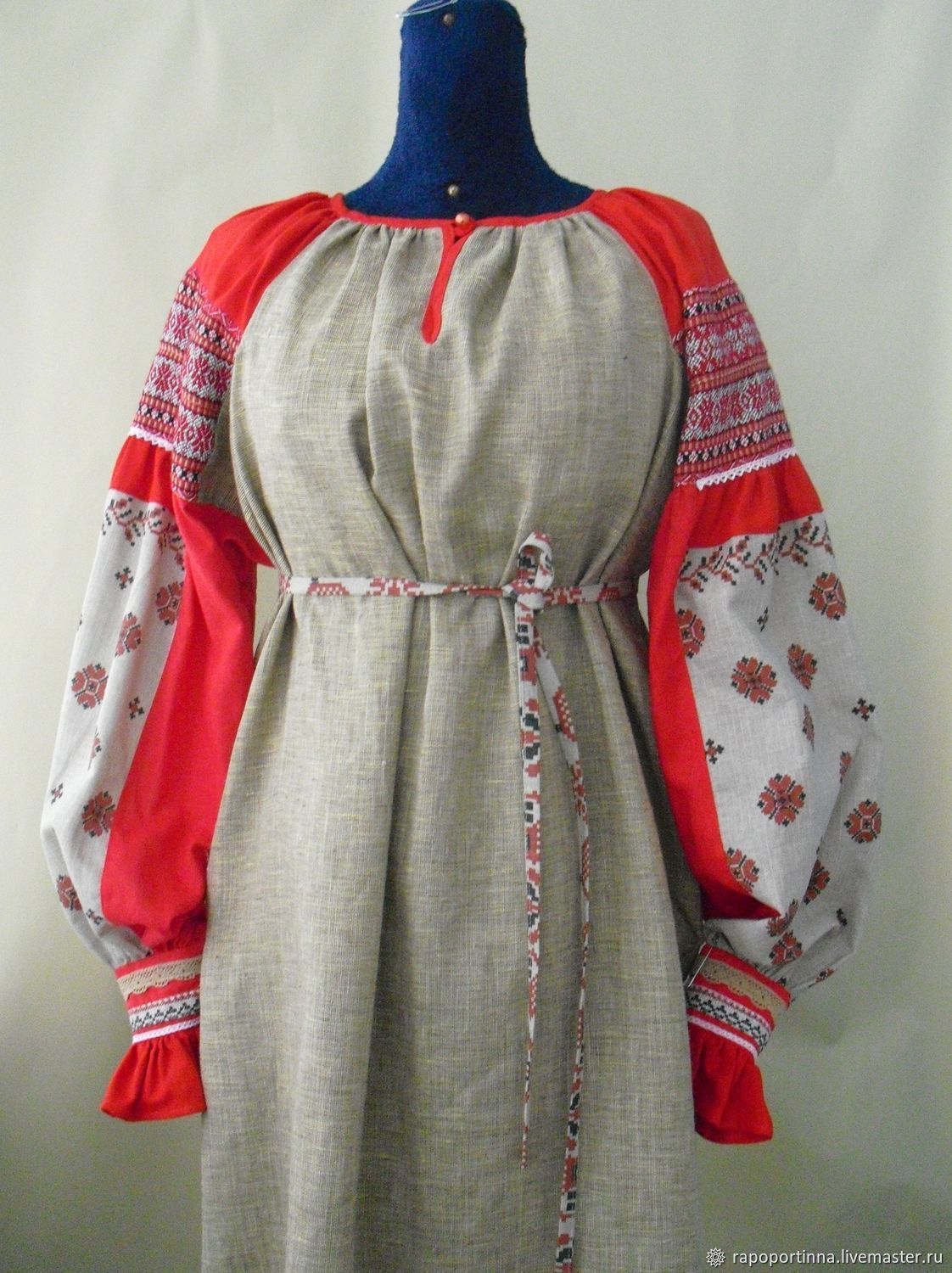 Русское Платье Без Рукавов