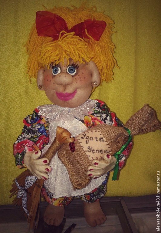 Подарок кукла из капроновых колготок