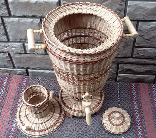 Плетение из газет коробка Плетение из газет коробка