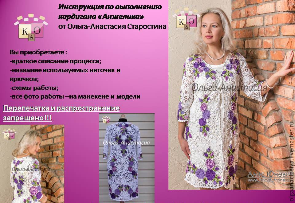 Авторские работы по вязанию с описанием и схемами Авторские работы по вязанию с описанием и