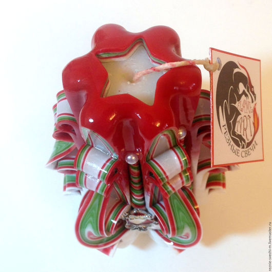 Новогодняя свеча на стол Новогодняя свеча на стол