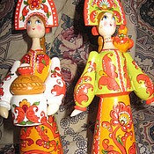 Роспись деревянных куколок Роспись деревянных куколок