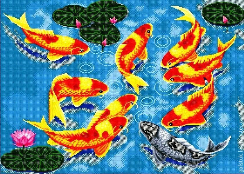 Канва для вышивки бисером с полной зашивкой Канва для вышивки бисером с полной зашивкой