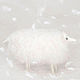 овца под снегом