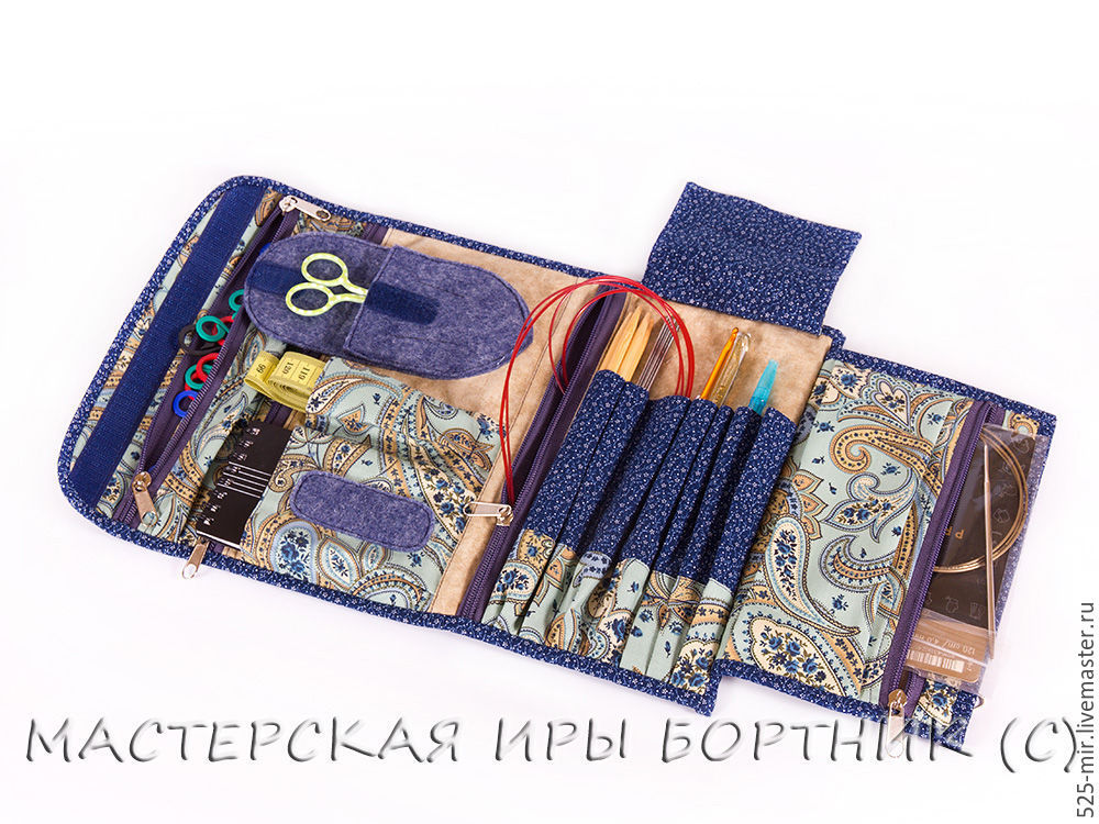 Как сшить чехол для спиц и крючков своими руками 6