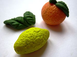 Пластика. Апельсин | Ярмарка Мастеров - ручная работа, handmade