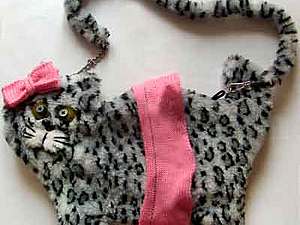 Котосумка меховая шитая | Ярмарка Мастеров - ручная работа, handmade