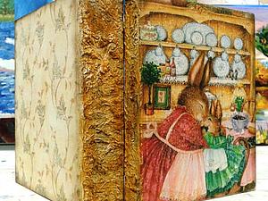 Шкатулка-книга декупаж, имитационные техники | Ярмарка Мастеров - ручная работа, handmade