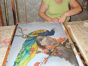 Мастер-класс по холодному батику | Ярмарка Мастеров - ручная работа, handmade
