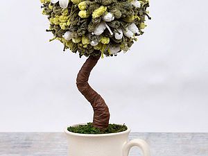Топиарий. Дерево счастья. | Ярмарка Мастеров - ручная работа, handmade