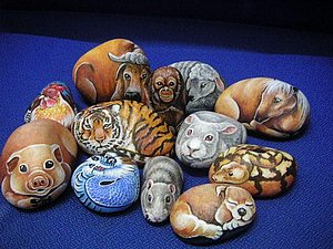 Как рисовать на камнях картинки Как рисовать на камнях картинки