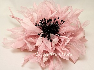 Цветы из ткани.Мастер-класс | Ярмарка Мастеров - ручная работа, handmade